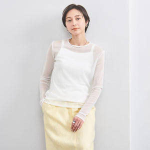 チュール ジャージー カットソー