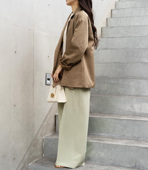 ストレッチツイルストレートスラックス