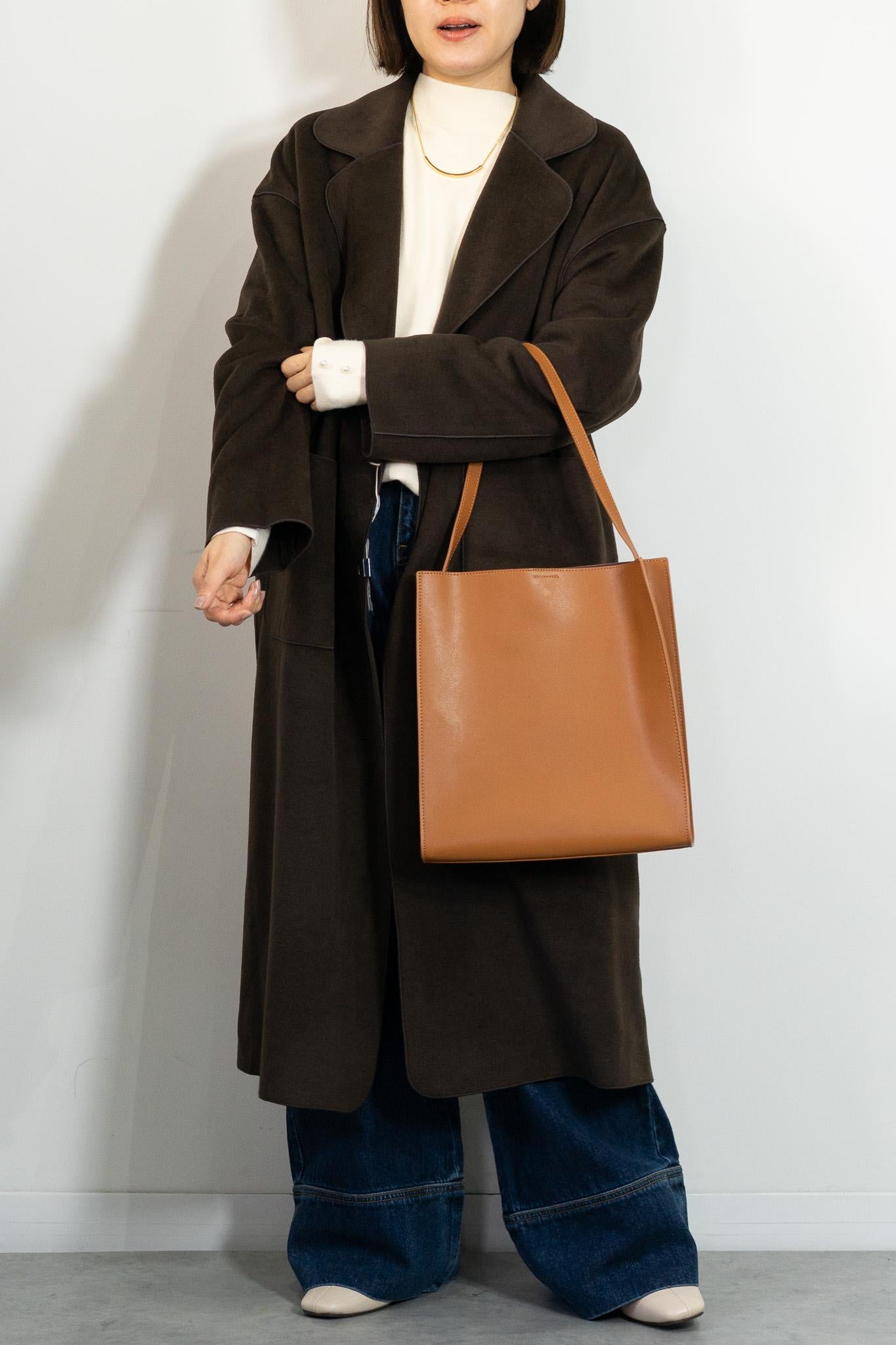 ニットパイルチェスターコート