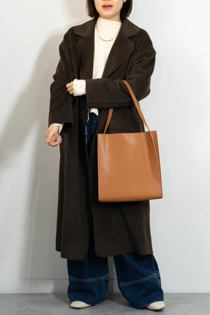 ニットパイルチェスターコート