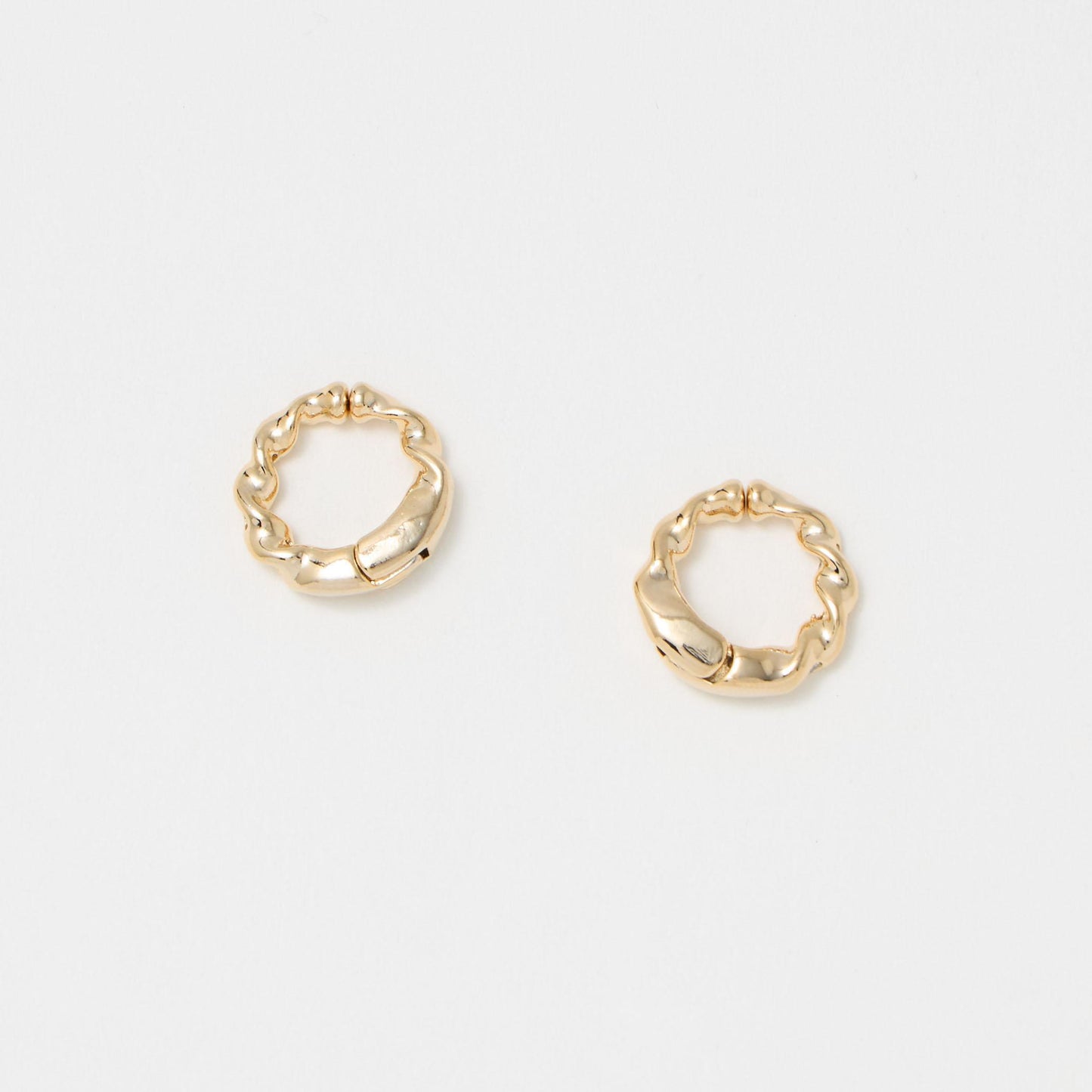 ネジリ フープ 2WAY カフ イヤリング