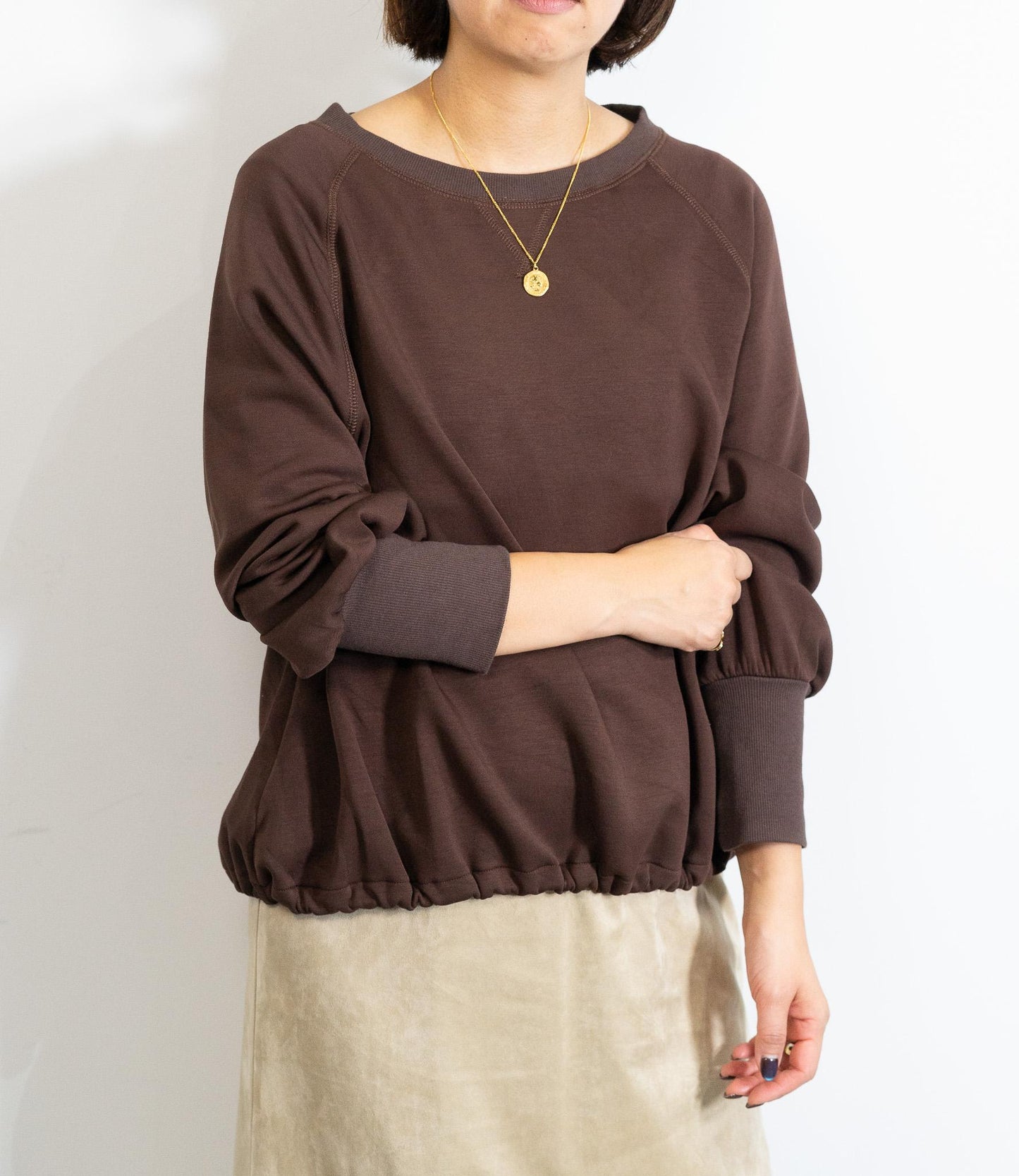 裏起毛ドロストスウェット