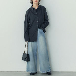 バックギャザーシャツ