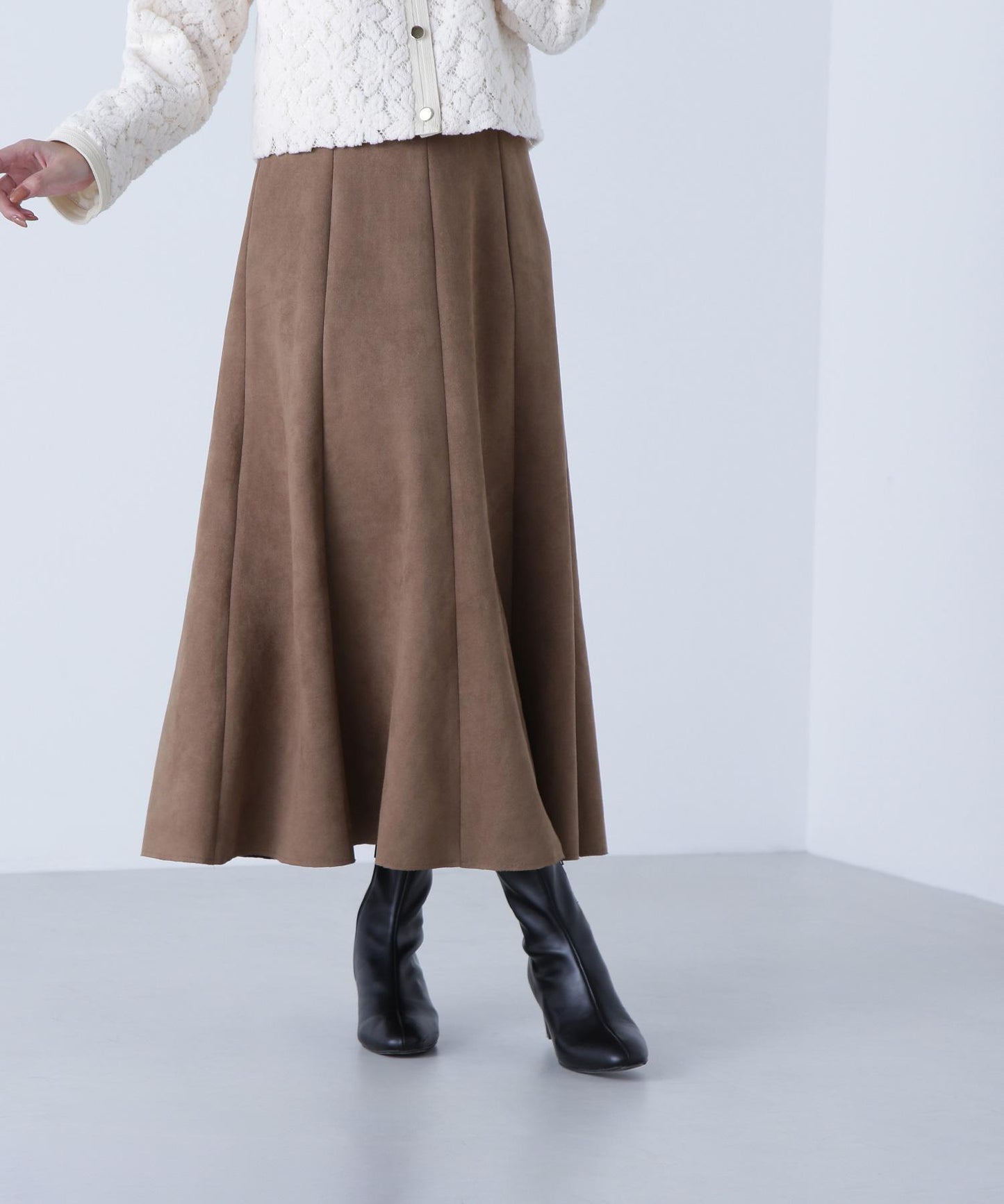 フェイクスエードシリーズ マーメイドスカート