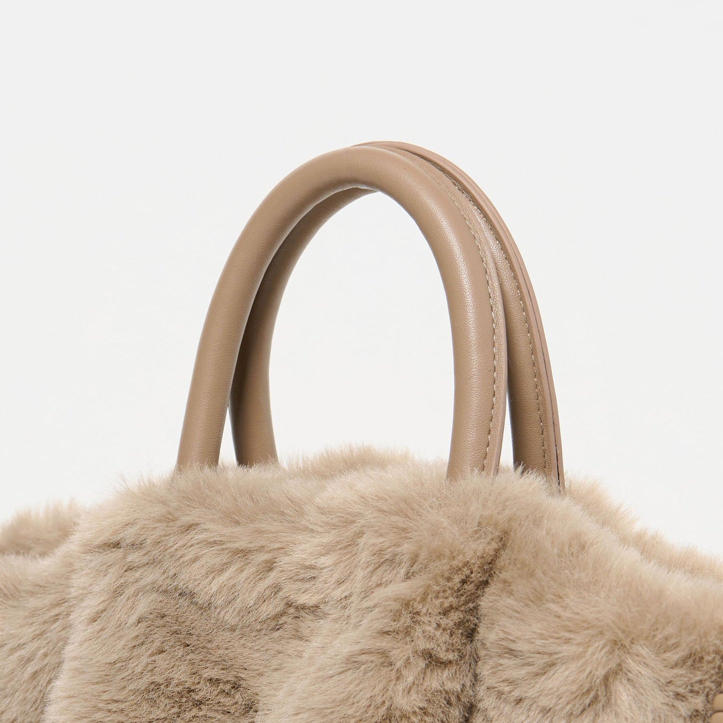 フェイクファー2WAY トートバッグ / ショルダーバッグ