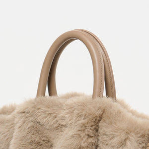 フェイクファー2WAY トートバッグ / ショルダーバッグ