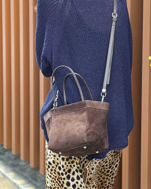 2WAYスエードバッグ