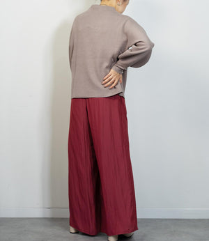 袖パールふわり袖ニット