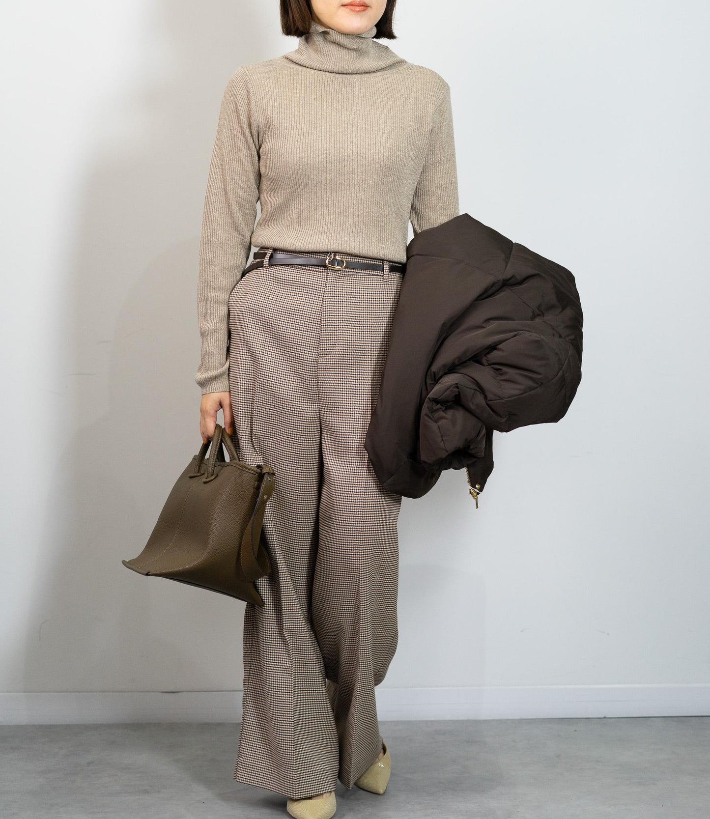 ラメタートルスリムニット