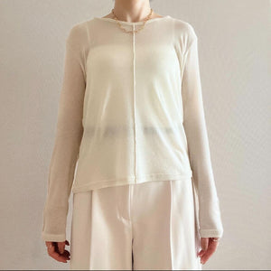 シースルーカットソー