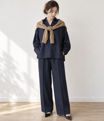 スキッパーカルゼセットアップ