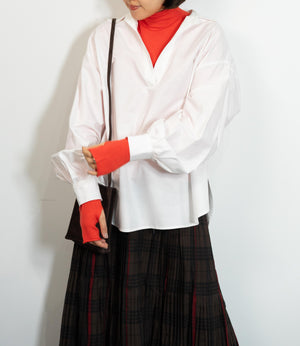 オックスコットンスキッパーシャツ