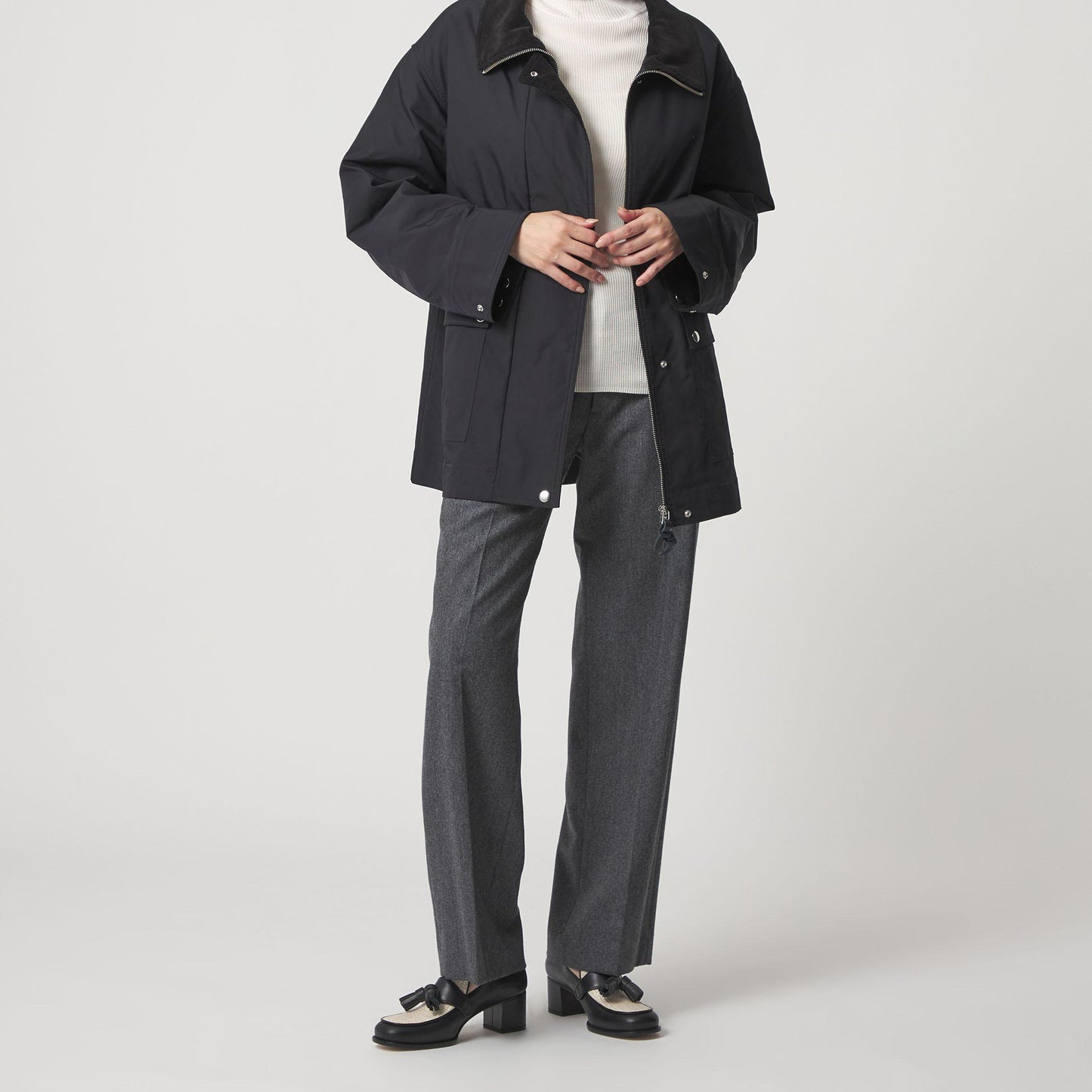 タッセルローファー パンプス50↑