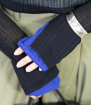 レイヤード風シアースリムニット