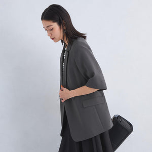 エアシカル ショート スリーブ ジャケット -マシンウォッシャブル・ストレッチ・UVカット-