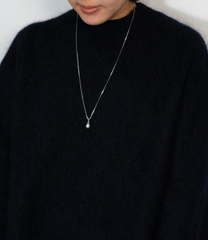 ドロップパールロングネックレス