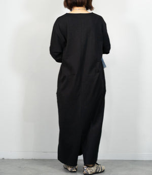 コクーンスリーブストレートワンピース