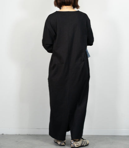 コクーンスリーブストレートワンピース