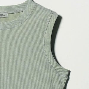 メランジ ブークレ ノースリーブ プルオーバー