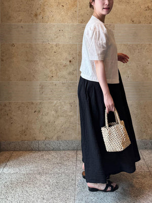 リネンクロップドジャケット