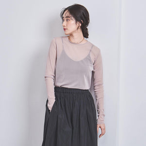 チュール ジャージー カットソー