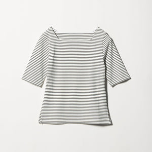 ニットライク スクエアネック カットソー