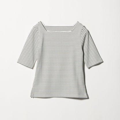 ニットライク スクエアネック カットソー