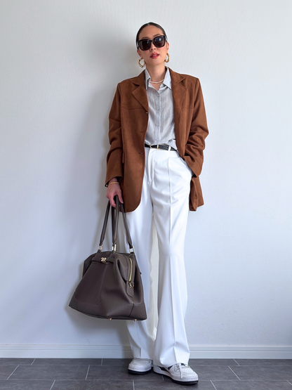 エアーテンセルオーバーフィットシャツ