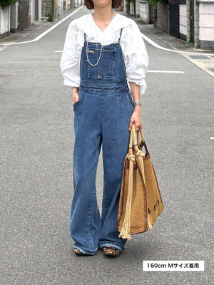 デニムサロペット