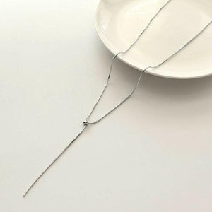 Yシェイプロングネックレス