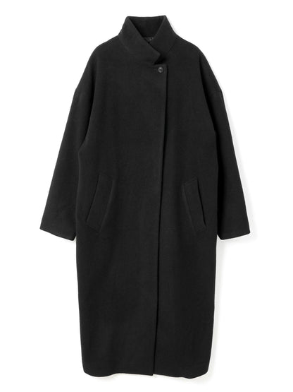 mizuiro ind ウールブレンドスタンドカラーコート