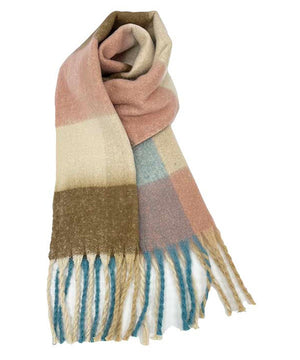 ボリュームフリンジマフラー