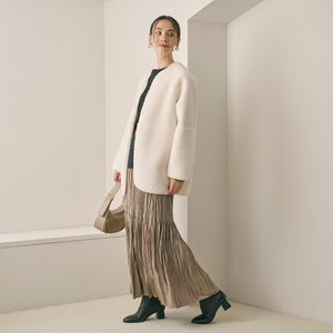 【WEB限定】ボア×フェイクムートン リバーシブルジャケット