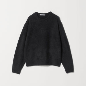 フォックスカシミヤブレンド クルーネックニットプルオーバー