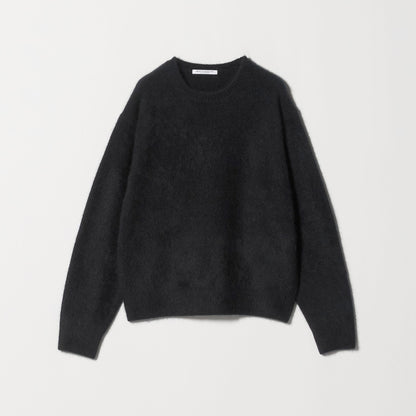 フォックスカシミヤブレンド クルーネックニットプルオーバー