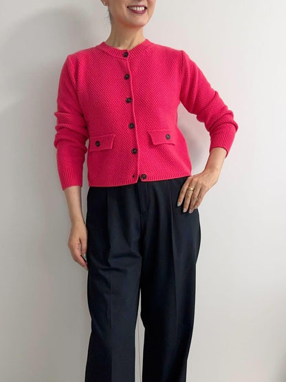 カシミヤフィオナニットカーディガン