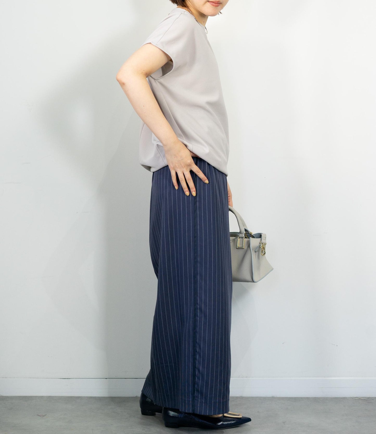 【10万人の正解シリーズ】コクーンシルエットボートネックカットソー