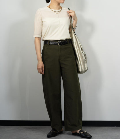 シアーベロア半袖トップス