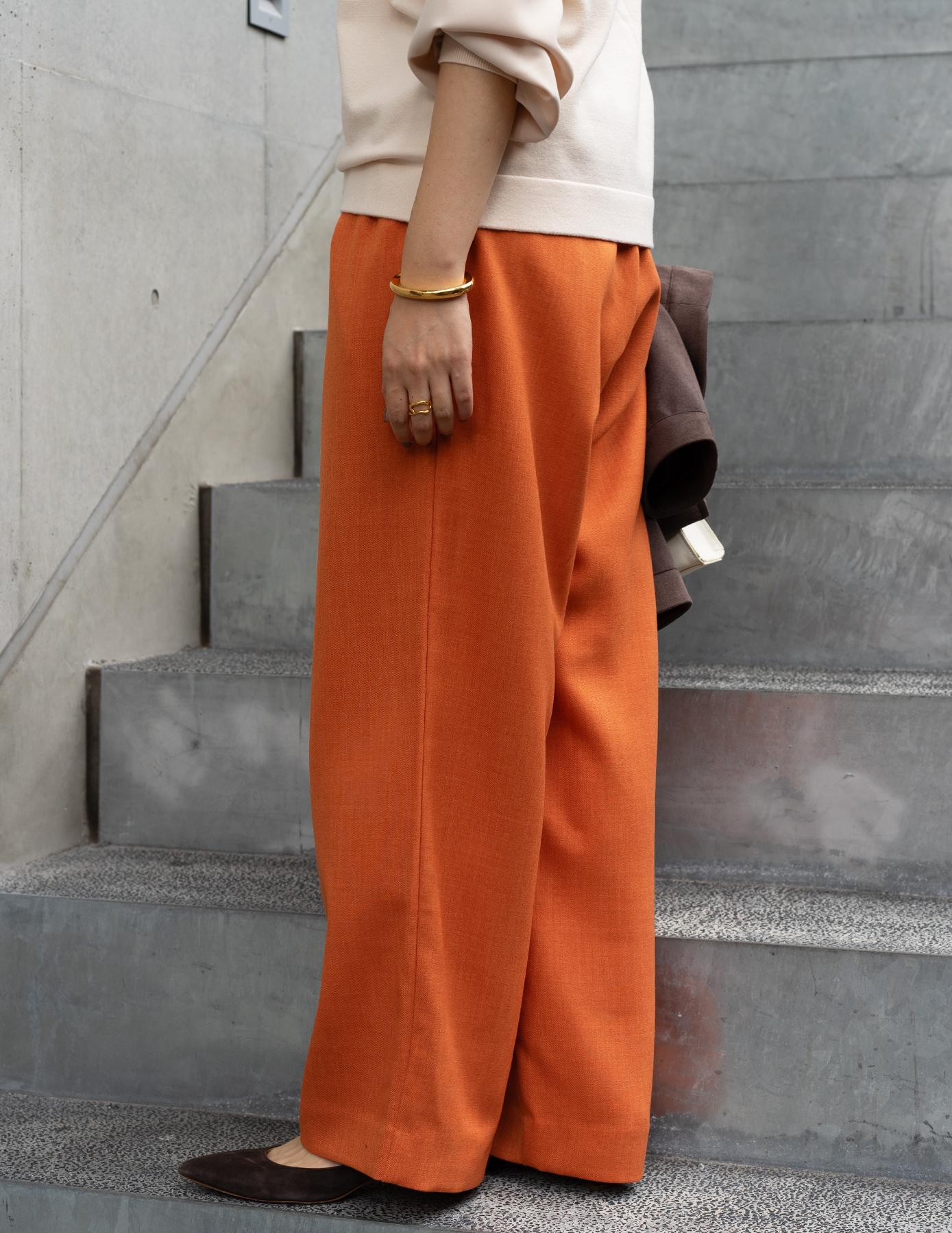 ワイドストレートパンツ