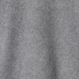 フォックスカシミヤブレンド クルーネックニットプルオーバー