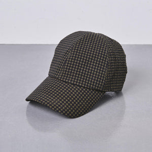 ギンガムチェック キャップ UV