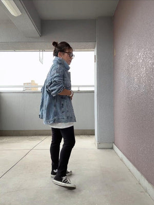 オーバーデニムジャケット