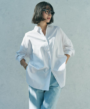 コットン オーバーシャツ