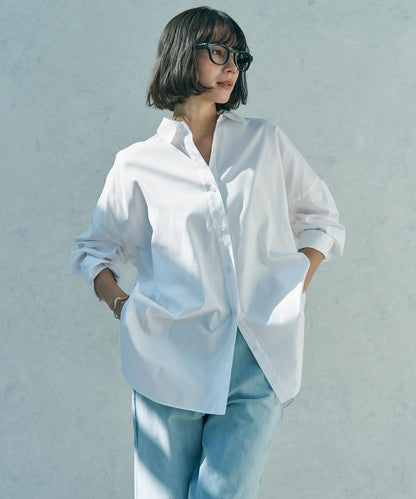 コットン オーバーシャツ