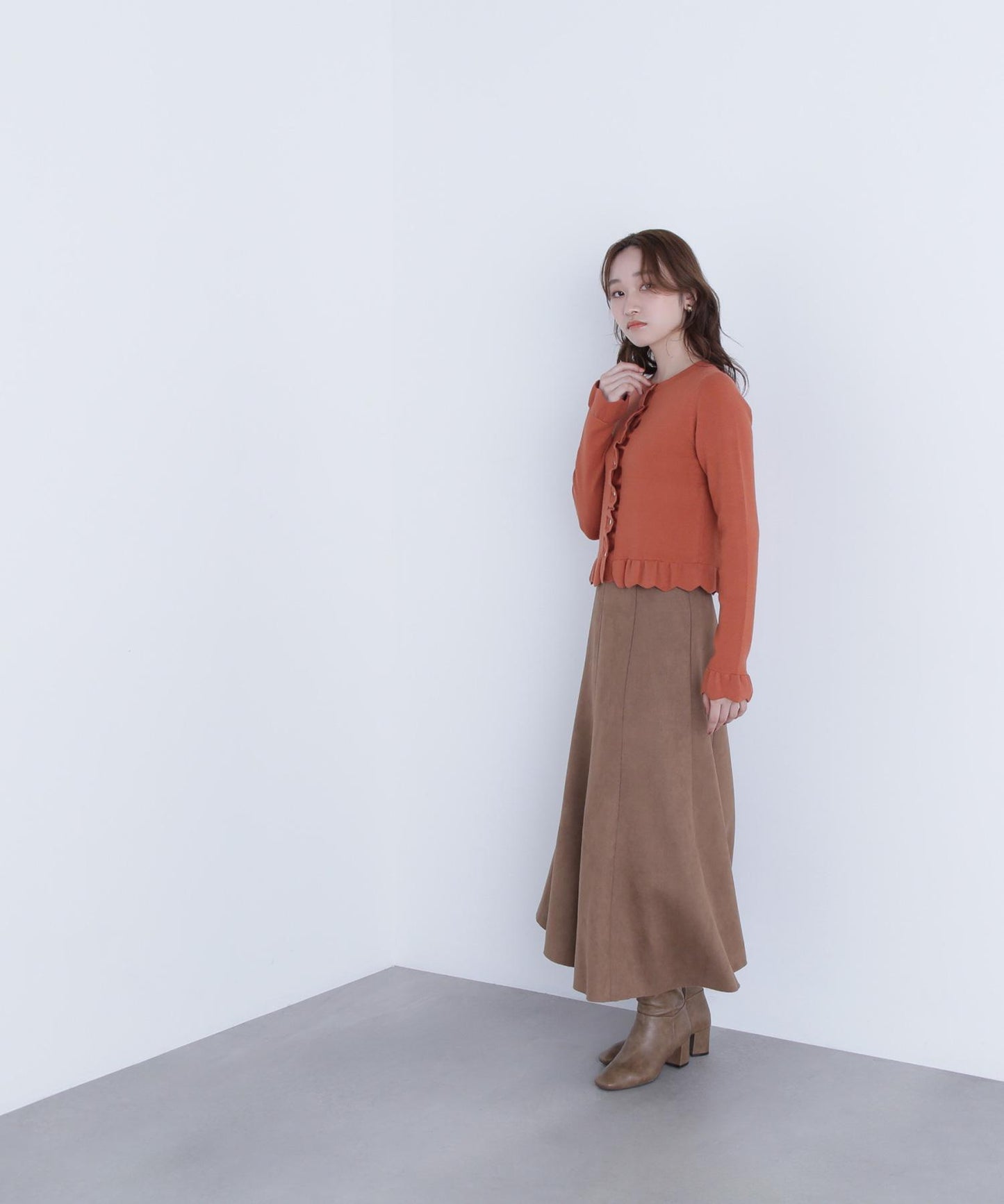 フェイクスエードシリーズ マーメイドスカート