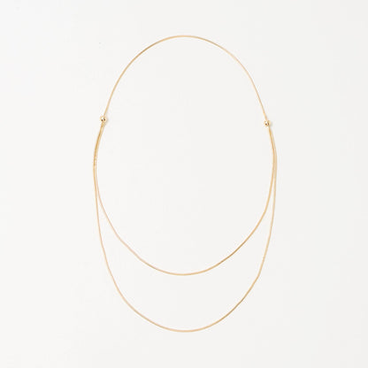 メタルボール スライダーネックレス