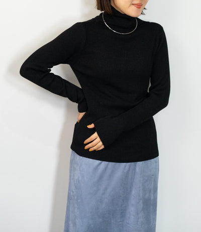 ラメタートルスリムニット