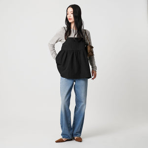 ポリエステルジャガード レイヤードキャミソール