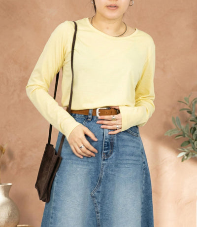 シルケットライトカットソー