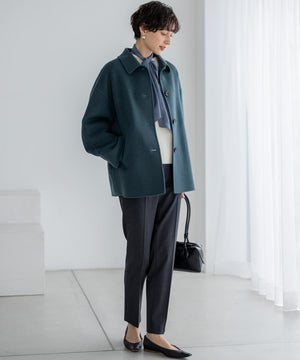 MANTECOPure リバー ステンカラーコート